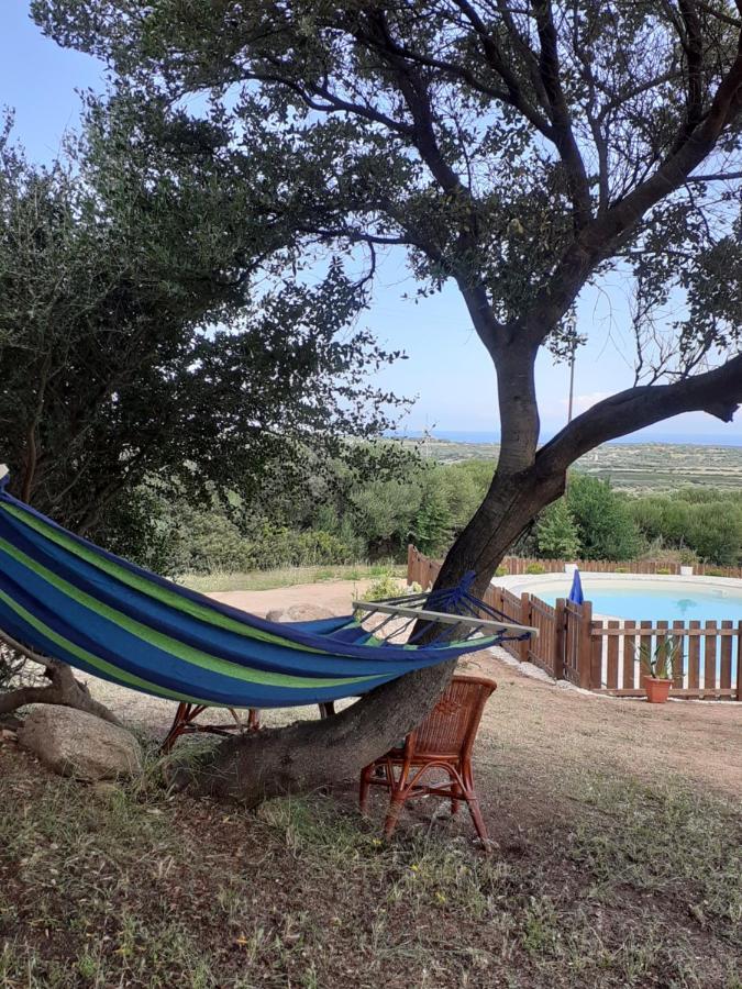 Agriturismo Gli Olivastri Appartamento Raggio Di Sole , Con Piscina E Vista Mare ,Climatizzatore,Wifi Aglientu Luaran gambar